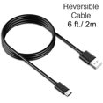 thumbnail image 3 of Amzer Type A to USB Type C Reversible Super-Speed Fast Data Sync and Charging Cord, 6.7ft, 3 of 5