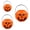A, variant on HHBEAUTY 8PCS Halloween Plastic Pumpkin Candy Bucket for Kids, Portable Pumpkin Trick or Treating Candy Bucket, Round Pail Halloween Party Supplies Halloween Decoration, 2.8X2.2"