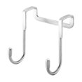 thumbnail image 4 of Gancho de puerta multiusos, puerta de armario, baño, dormitorio, ganchos dobles, Hardware para dormitorio, gancho para puerta de ducha de vidrio sin Corto, 4 of 8