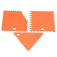 thumbnail image 1 of 3PCS Cake Dough Scraper Cake Knife Spatula, Irregular Teeth Edge, Ideal for Crafts, Smoother, 1 of 7