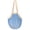 French Blue, variant on Eco-Friendly Reusable Net Grocery Bag, 100% Cotton French Market Design, Natural