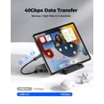 thumbnail image 4 of Adaptador Silkland USB-C con ángulo recto de 90 grados, paquete de 2 unidades, 240 W, 4 of 7