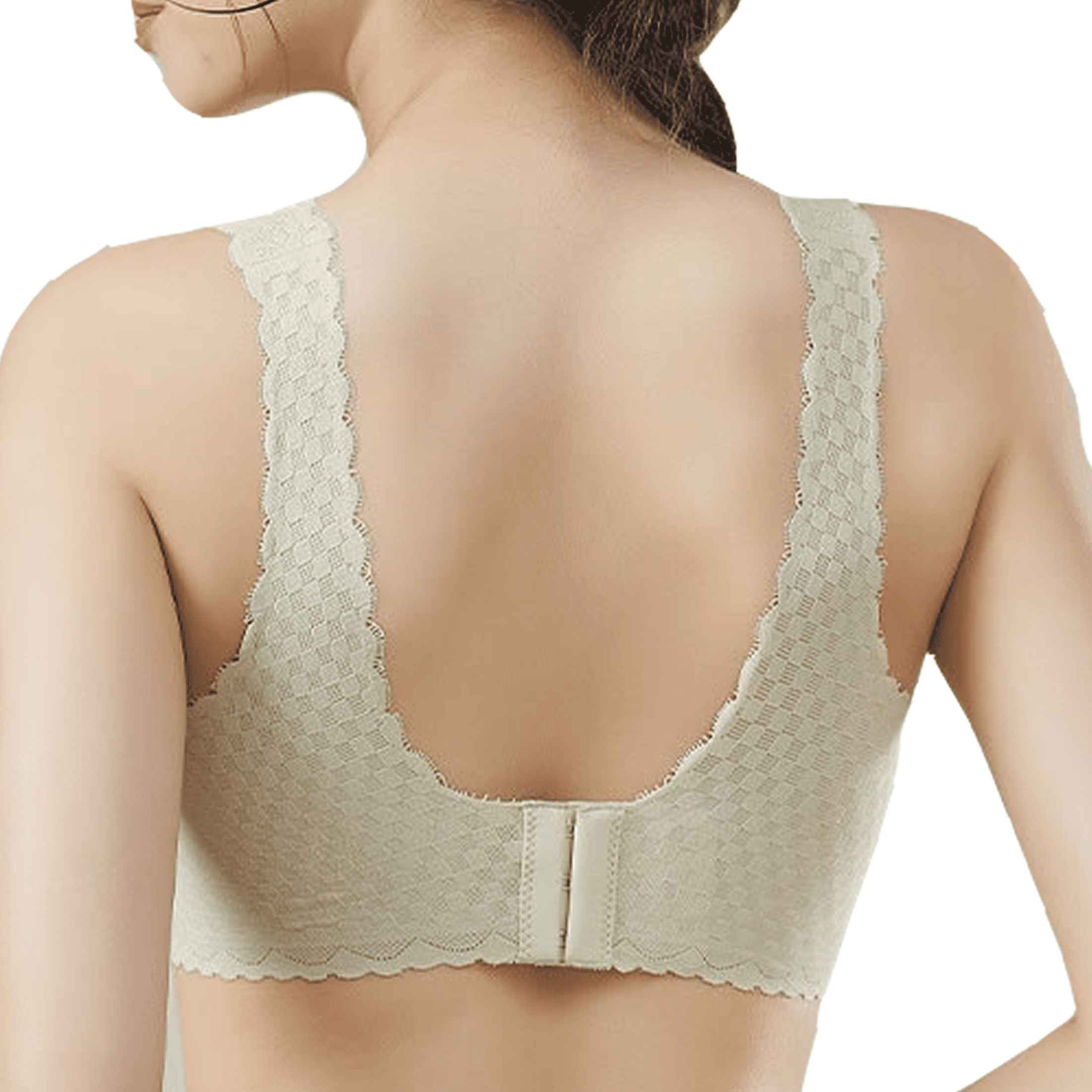 BIMEI Women's Sports Bra Wirefree Zipper Front Mastectomy Bra Comfort Pocket  Bra Seamless with Removable Paddings9901 (S, Gray Cross Style) at   Women's Clothing store