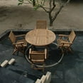 thumbnail image 7 of Teak Andrew Bahama 5-Pieces Folding Dining Set, 7 of 7