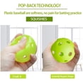 thumbnail image 1 of 12 Pack Plastic Baseball Practice Baseballs For Hitting, 1 of 4