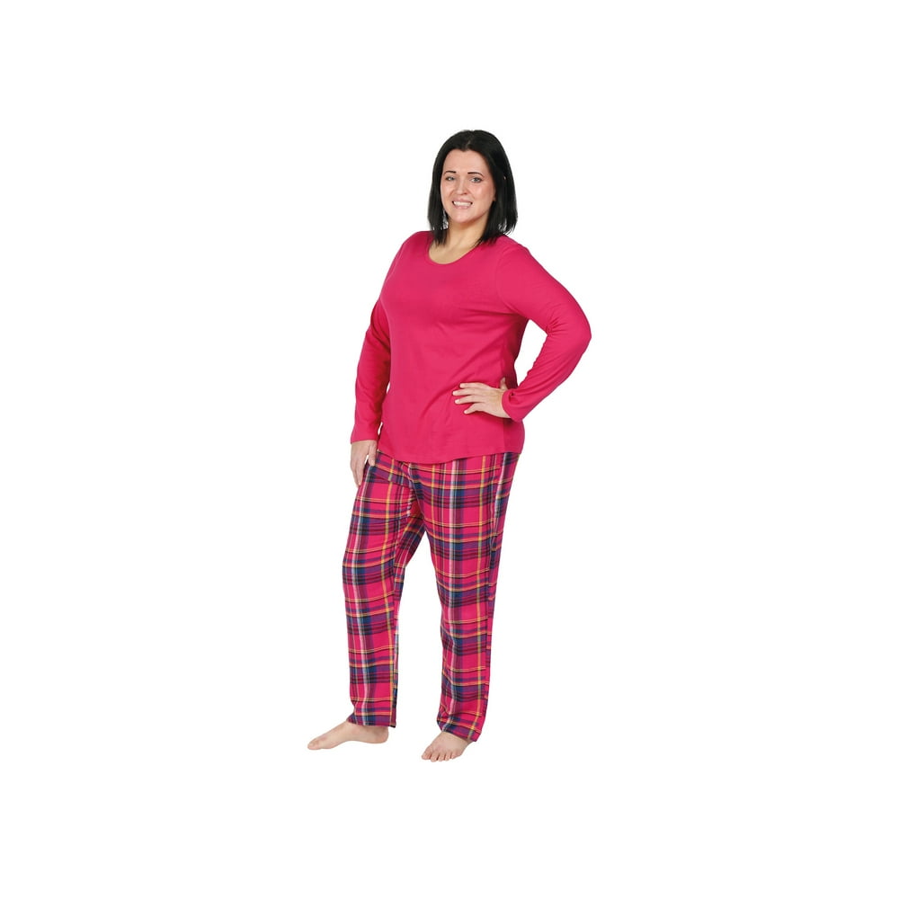women's flannel pajama tops