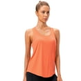 thumbnail image 3 of EFINNY Women's Summer Sleeveless Yoga Tank Top Breathable High Elastic Fitness Loose Sports Tee, 3 of 9