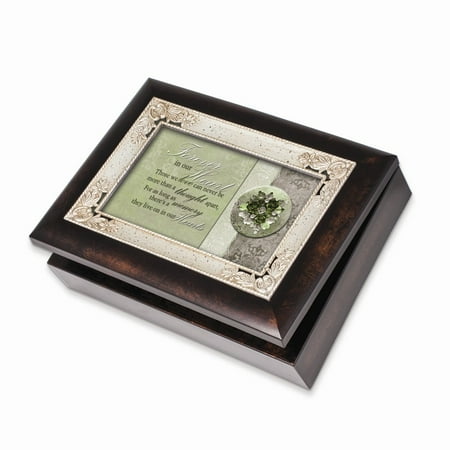 Remembrance Keepsake Box - Forever In Our Heart Memorial Remembrance Keepsake Music Box
