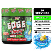 Psycho Pharma Edge of Insanity - Workout Powder for Focus, Strength, Energy (Blue Lemonade), 50 Servings