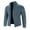 Blue, variant on TUWABEII Mens Cardigan Zip Up Winter Turtleneckper Long Sleeve Knitted Sweater Top Outwear Coat