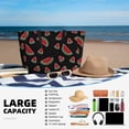 thumbnail image 5 of Fuzoiu Watermelon Print Waterproof Beach Tote Bag for Women Girls with Zipper,Sandproof Pool Swim Bag,Large Capacity Beach Travel Bag for Pool Swim Travel Everyday, 5 of 7