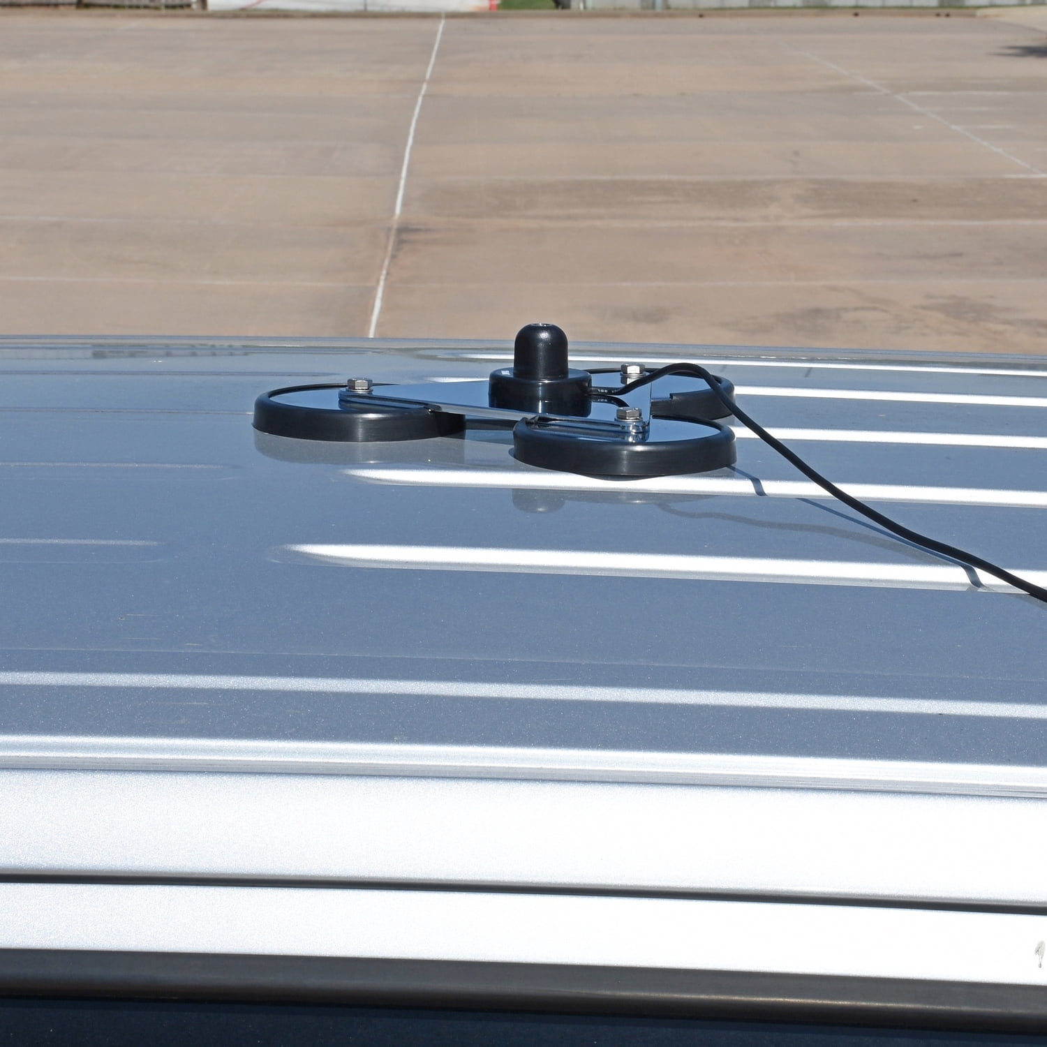 Tram 270 Super-Strong 12-3/4 In. Tri-Magnet CB Antenna Mount with 5-In. Magnets with Rubber Boots, 18-Ft. RG58 Tinned Copper Braid 95% Shield Cable 270