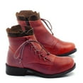 thumbnail image 1 of Botas con cremallera y vendaje a la moda para mujer, botas informales cálidas de tacón medio, botas de tubo medio Wmkox8yii  sdhk425, 1 of 3