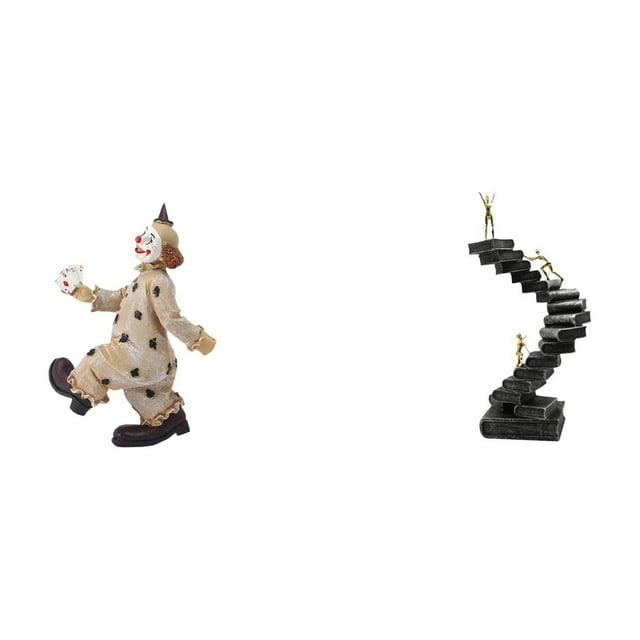 Figura De Payaso Pensador, Estatua, Escultura, Colección, Resina, Figura Abstracta, Estatuilla, Adorno De Escritorio, Centro De Mesa, Armario, Decoración De Comedor, Regalo, Artesanía, Para