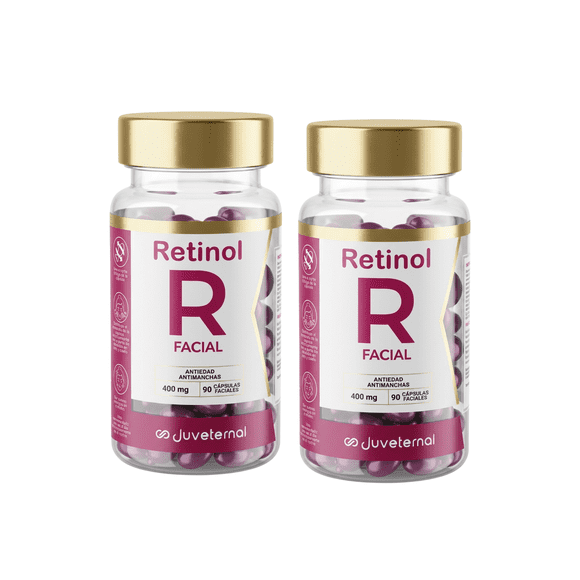 Cápsulas Faciales Retinol 2x1 90 caps Juveternal