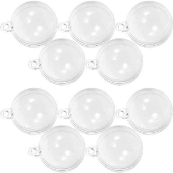 BESTOYARD Clear Fillable PVC Ornaments for Aquarium and Party Decorations 10Pcs
