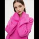 thumbnail image 5 of Suéter de Mujer, Cuello Redondo, Larga, Holgado, Tejido Suave, Dobladillo Acanalado, para Otoño e Invierno. Rosa Roja Talla Única, 5 of 10