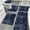 Dark Blue, variant on Kieeoam 5 Piece Furry Velvet Bathroom Rug Sets, Ultra Absorbent Bath Mat for Bathroom - Non-Slip Machine Washable & Dry Quickly,5 Piece Bathroom Mat Set, Black Cleacrance
