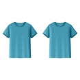 thumbnail image 1 of (Lot de 2) Rinsvye T-Shirts pour Enfants Hauts Courts pour Tout-Petits Garçons Manches Simples Hauts Tees sous-Vêtements Hauts Unisexes Garçon & Fille Taille 8 T-Shirts pour Garçons Tout-Petits Enfants Col Rond Grand T-Shirt, 1 of 8