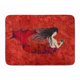 thumbnail image 1 of "Caroline's Treasures Sirena de pelo negro sobre tapete rojo, 19" x 27 ", multicolor" Caroline's Treasures 8726RUG, 1 of 1