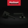 thumbnail image 4 of Kwikset Halifax Square Passage Lever Doorknob Matte Black, 4 of 9