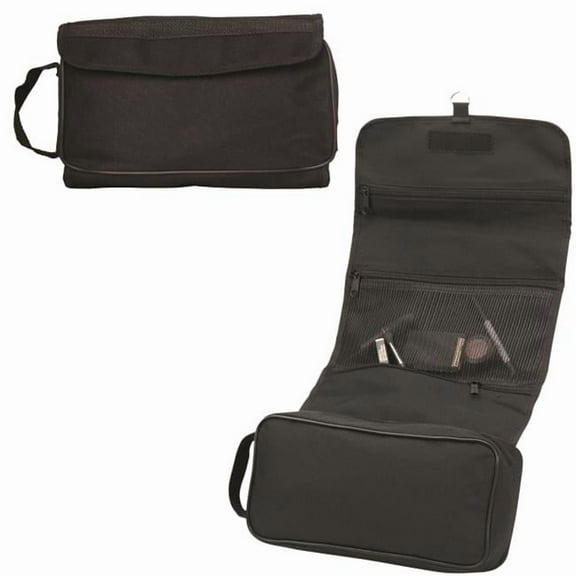 Debco P4155 Space Saving Tri Fold Design Cosmetic Case - Black