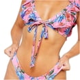 thumbnail image 1 of Traje de baño HUOGUO, bikini sexy con estampado dividido de encaje a la moda para mujer, 1 of 2