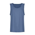 thumbnail image 5 of Seductiva Camisole Tank Tops for Women Linen Sleeveless Tops for Women Summer Trendy Plain Ruffled V Neck Tank Shirts Casual Cool Edge Hem Camisoles Tank Summer Sleeveless Tops, 5 of 6