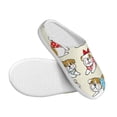 thumbnail image 3 of Lsque Cute Bull Dog Pattern Womens Comfort Cotton on Scuff With Memory Foam and Anti-skid Sole Slipper-35/36, 3 of 7