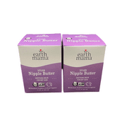 Earth Mama Organic Nipple Butter Breastfeeding Cream 2 Fluid Ounce (2-Pack)