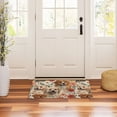 thumbnail image 6 of JSTEL Dog Puppy Flowers Front Door Mat Outside Entrance 32x20 Inch Doormat for Outdoor Indoor Washable Non Slip Floor Mats, 6 of 8