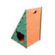 thumbnail image 2 of Rascador de fieltro para gatos, rascador vertical triangular para gatos, refugio para gatitos. Verde y ornage, 2 of 9