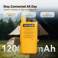 thumbnail image 4 of Radios bidireccionales portátiles Walkie Talkies Retevis RT68 FRS (paquete de 2), 4 of 9
