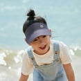 thumbnail image 3 of Coerni Girls Boys Visor Sun Hat Kids Adjustable Summer Sports Cap Sun Protective Hats Sun Visor Hats Outdoor Sunshade Hat, 3 of 4