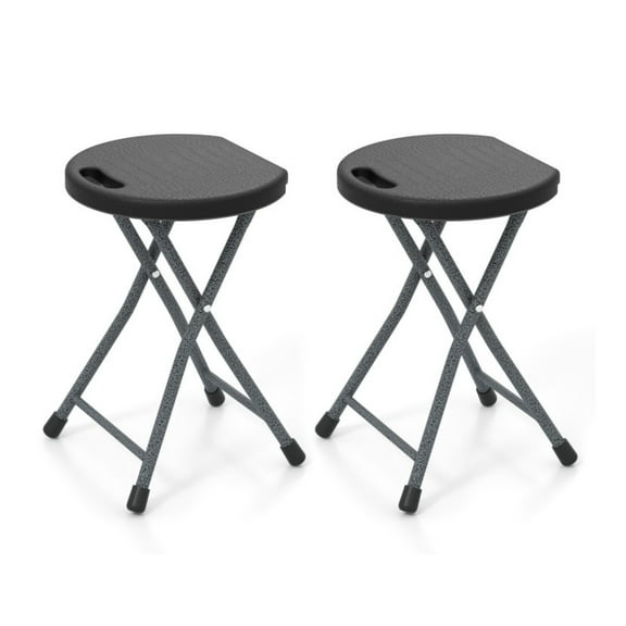 Folding Stool with Handle - Portable Camping Stool for Adults - Heavy Duty 330lbs Capacity - Outdoor Foldable Seat for Fishing, Picnic, Garden