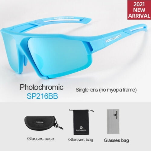 ROCKBROS Split Polarized/Photochromic Cycling Eyewear Protection Outdoor Goggles 