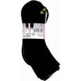 thumbnail image 2 of HUE Women's Mini Crew Cotton Blend Socks, Black & White, 5 pairs, One Size, 2 of 3