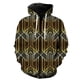 thumbnail image 1 of Sudadera con capucha y cremallera para hombre, con estampado geométrico abstracto, divertida y moderna, de manga larga, de gran tamaño, con estampado 3D de Harajuku, 1 of 6