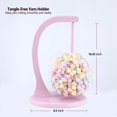 thumbnail image 3 of Yarn Holder Spinner Magnetic  for Crocheting and Knitting – Durable Molded Plastic Yarn Organizer for Crochet Supplies and Yarn Storage, Smooth Rotation Base –Pastel Pink, 3 of 11