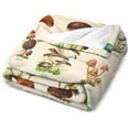 thumbnail image 6 of Mushroom Blanket Mushroom Gifts for Girls Women Mushroom Throw Blanket for Kids Adults Soft Warm Cozy Fleece Blanket for Couch Sofa \u200bBed 60"x80", 6 of 6
