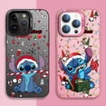 thumbnail image 2 of Funda de teléfono navideña Disney Stitch para Apple iPhone 15 Pro Max 13 14 Plus 12 11 Pro 8 7 plus XS MAX mate, 2 of 5
