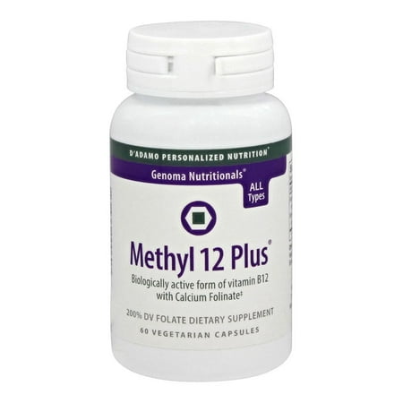 Methyl Guard Plus D'Adamo Personalized Nutrition - Genoma Nutritionals Methyl 12 Plus - 60 Vegetarian Capsules ()