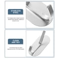 thumbnail image 2 of Raindrops 4Pcs Space Saving Self Adhesive Wall Hooks for Organizing Behind the Door, 2 of 8