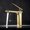 Gold, variant on Bathroom Basin Faucet Brass White Gold/White Gold Sink Faucet Single Handle Hole Deck Vintage Basin Faucet Crane