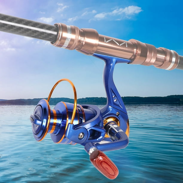 Carrete De Pesca Rueda de carretes de pesca Rueda de línea de mar ultraligera Mango plegable (BF7000) Ndcxsfigh Para Estrenar