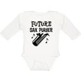 thumbnail image 3 of Inktastic Future Saxophone Player Sax Music Boys or Girls Long Sleeve Baby Bodysuit, 3 of 5