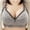Gray, variant on ibuvkizy Bras for Women No Underwire Woman's Fashion Plus Size Wire Free Printing Comfortable Push up Hollow Out Bra Underwear