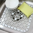 thumbnail image 3 of SNNROO Anti-Bacterial Kitchen Sink Protector Mat, Mold and Mildew Resistant Kitchen Sink Mat with Quick Draining Design - Kitchen Sink Mats For Stainless Steel Sink Kitchen Sink Protector Mat Pad, 3 of 5