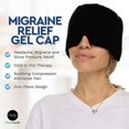 thumbnail image 2 of Gorro para aliviar el dolor de cabeza con terapia de frío y calor, mascarilla con bolsa de hielo para envolver la cabeza con hielo frío, productos para aliviar el dolor de cabeza con compresas frías,, 2 of 5
