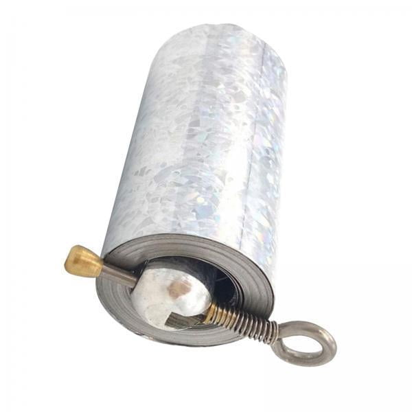 Palo de bolsillo de 5x1.1m Palo de metal de artes marciales portátil Plata Sunnimix Bastón de bolsillo mágico
